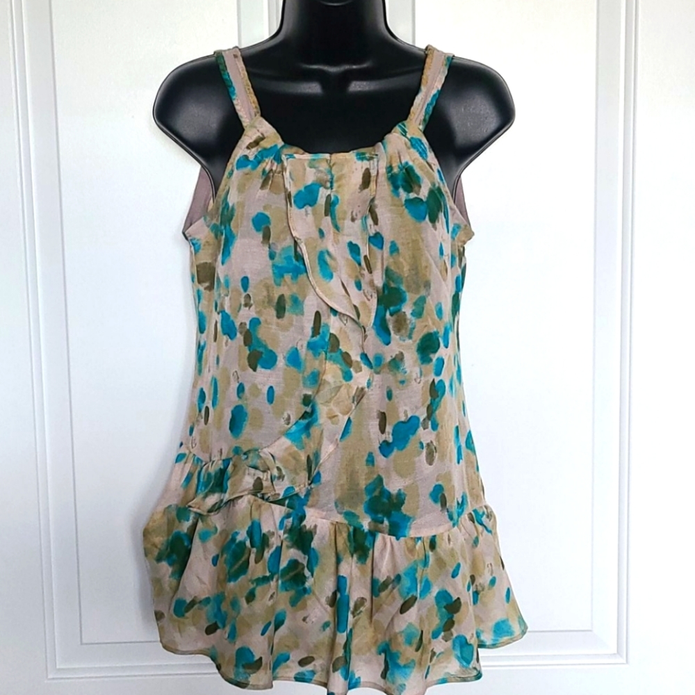 SIMPLY VERA VERA WANG Blouse Ruffled Bottom XS